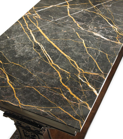 Detailed image of marble top