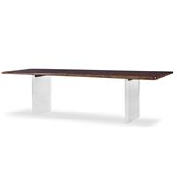 108" Guan Slab Dining Table - Acrylic Base