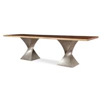 130" Guan. Slab Dining Table - Twist Base