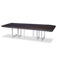 48" Guan Slab Cocktail - Polished Nickel Base