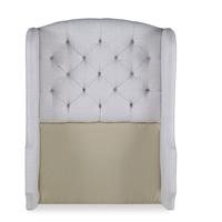 Details Fully Uph Wing Medium Headboard - Twin 3/3