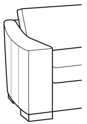 Rising Track Arm 8 in