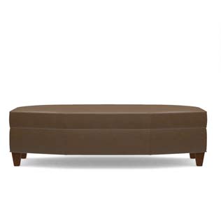 Leatherstone Wedge Storage Ottoman