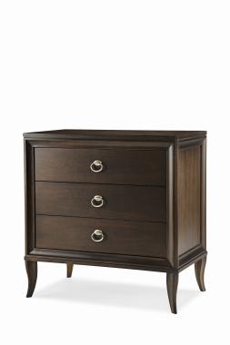 Tribeca Three Drawer Nightstand (Ring Pull)
