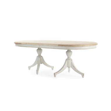 Madeline Double Pedestal Table