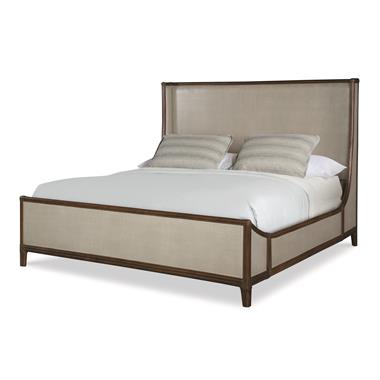 Canvas King Bed-Dove Grey
